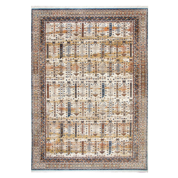 Savoy Tradional Oriental Area Rug - Cream and Beige