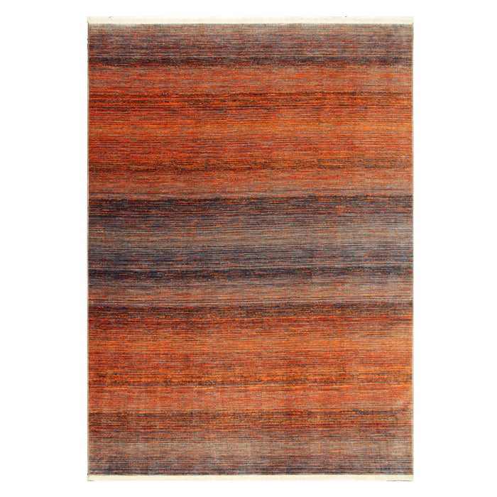 Savoy Modern Area Rug - Terra and Orange