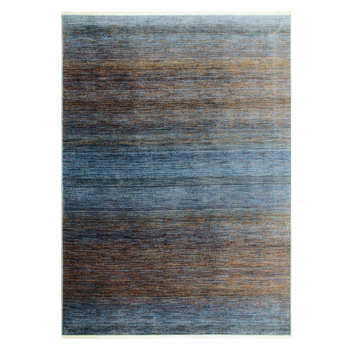 Savoy Modern Area Rug - Navy Blue and Beige