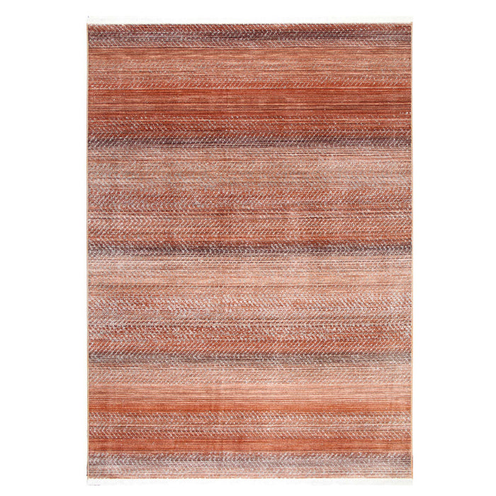 Savoy Modern Area Rug - Red and Grey