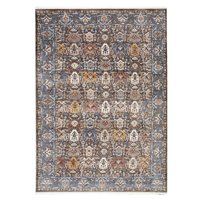 Savoy Oriental Area Rug - Brown and Beige