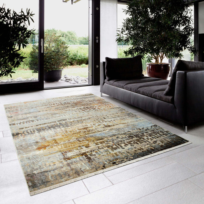 Savoy Contemporary Area Rug - Multi-Color