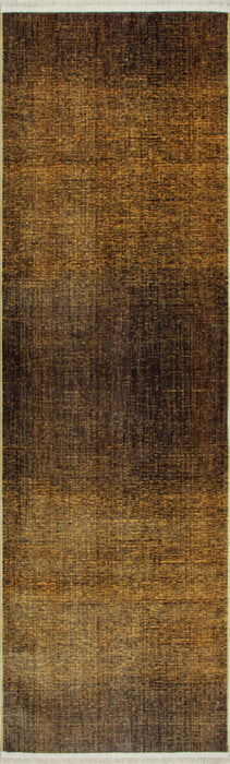 Savoy Modern Area Rug - Brown and Gold