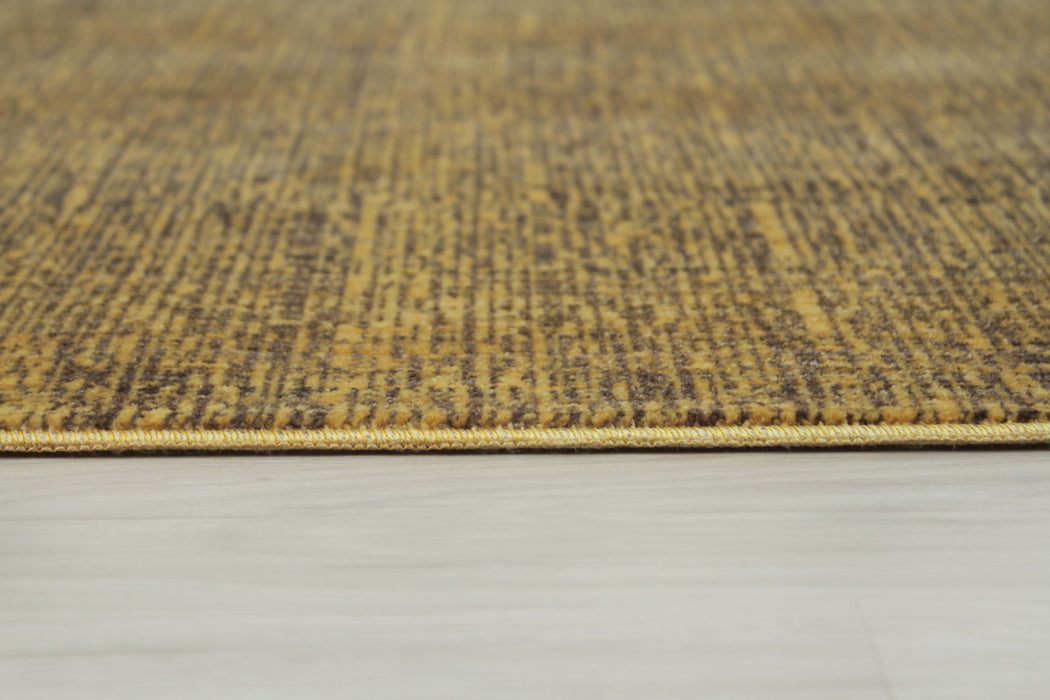 Savoy Modern Area Rug - Brown and Gold