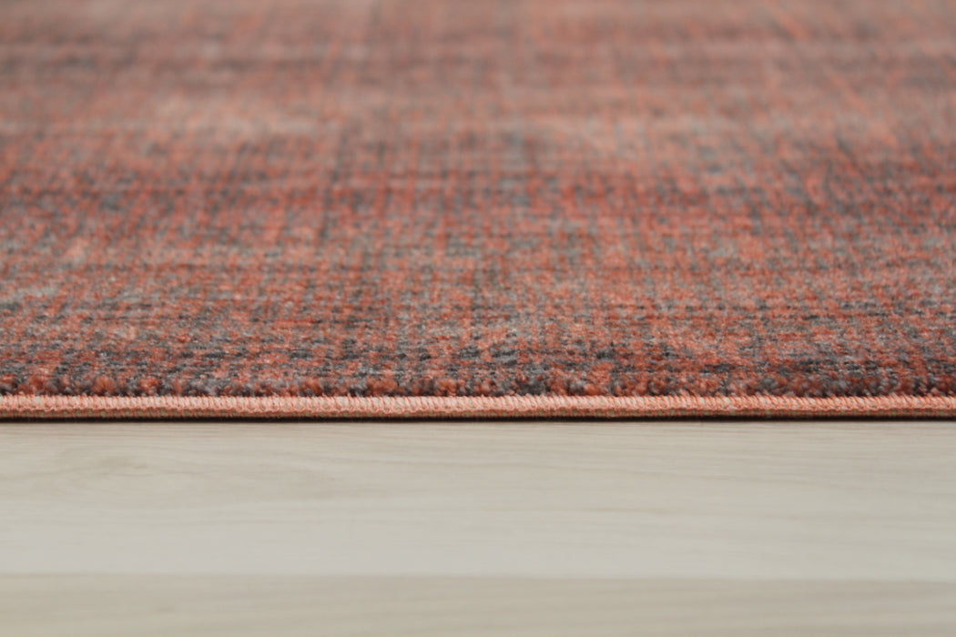 Savoy Modern Area Rug - Pink and Red