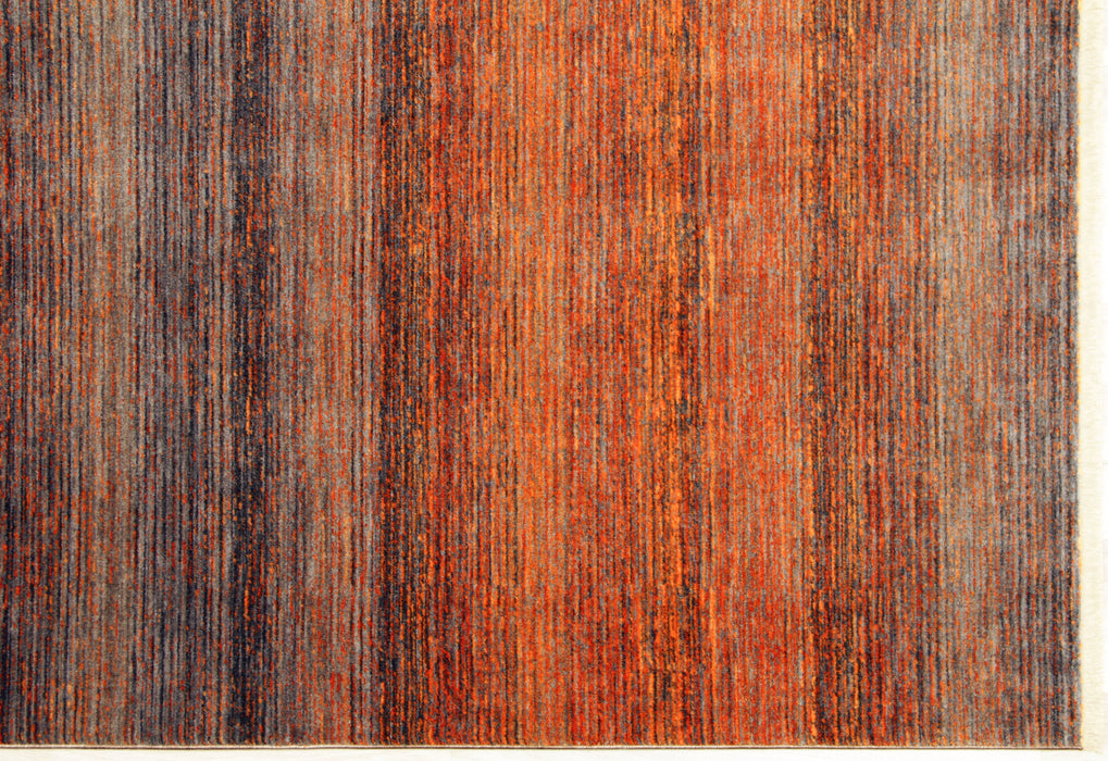 Savoy Modern Area Rug - Terra and Orange