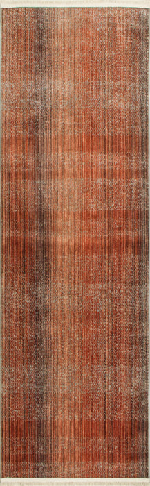 Savoy Modern Area Rug - Red and Grey