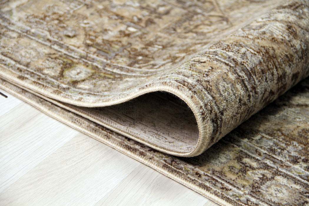 Savoy Traditional Area Rug - Beige and Cream