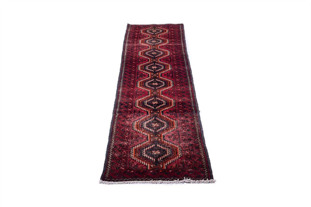 Traditional Vintage Handmade Rug 255X52 CM The Rugs Outlet 