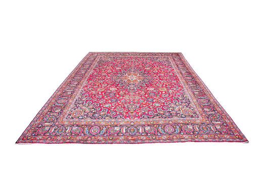 Traditional Vintage Handmade Rug 387X297 CM The Rugs Outlet 