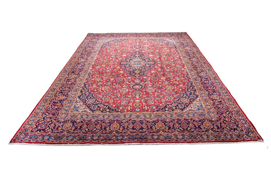 Traditional Vintage Handmade Rug 394X298 CM The Rugs Outlet 