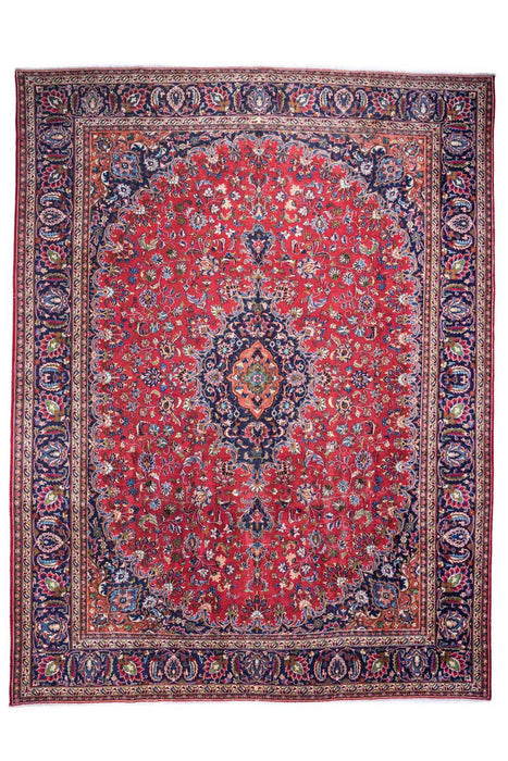 Traditional Vintage Handmade Rug 384X220 CM The Rugs Outlet 