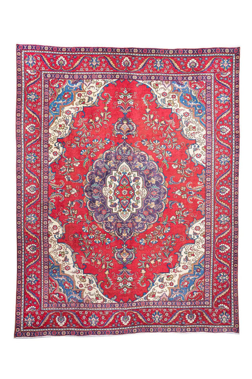 Traditional Vintage Handmade Rug 367X284 CM The Rugs Outlet 