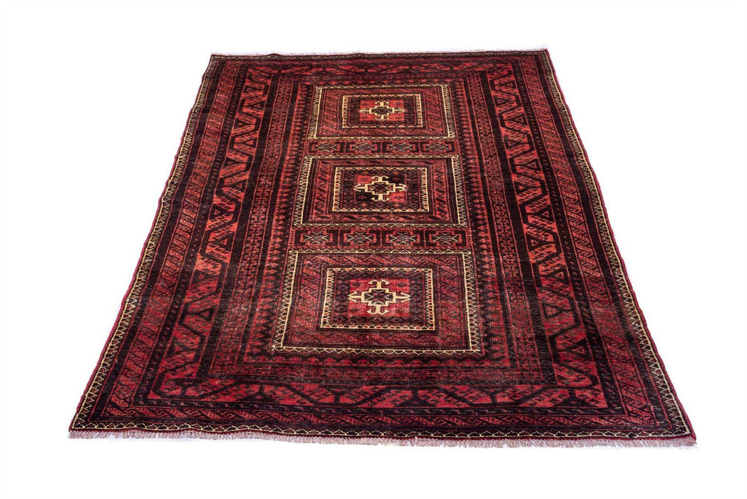 Traditional Vintage Handmade Rug 213X117 CM The Rugs Outlet 