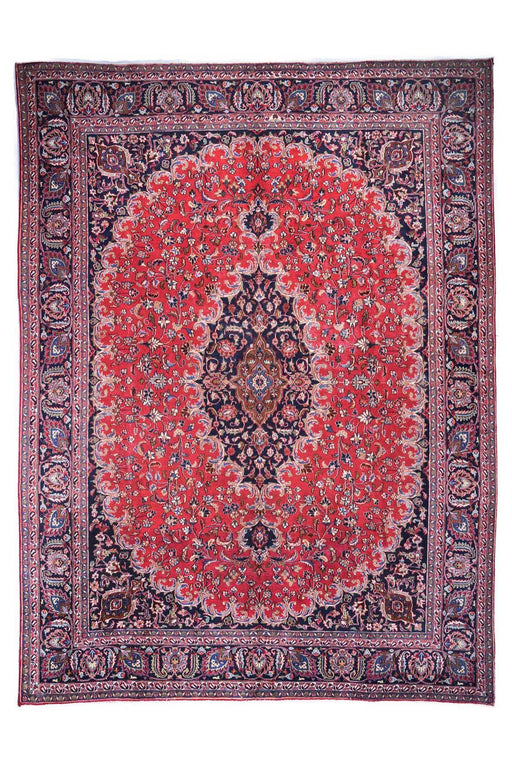 Traditional Vintage Handmade Rug 388X288 CM The Rugs Outlet 