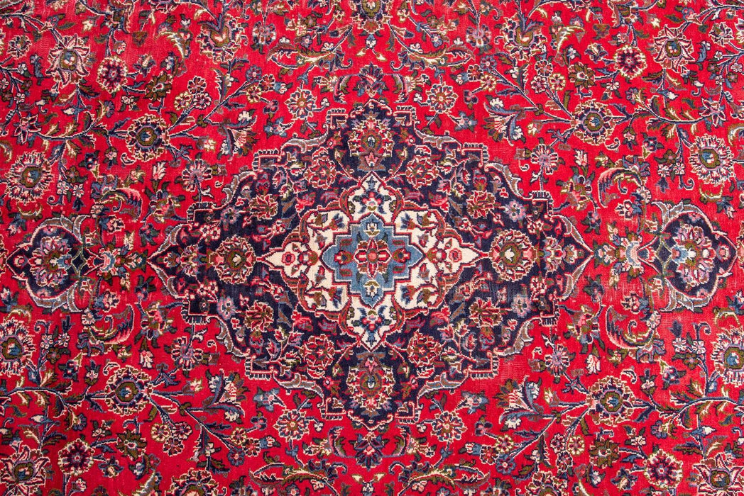 Traditional Vintage Handmade Rug 378X286 CM The Rugs Outlet 