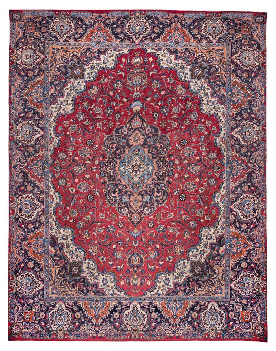 Traditional Vintage Handmade Rug 418X345 CM The Rugs Outlet 