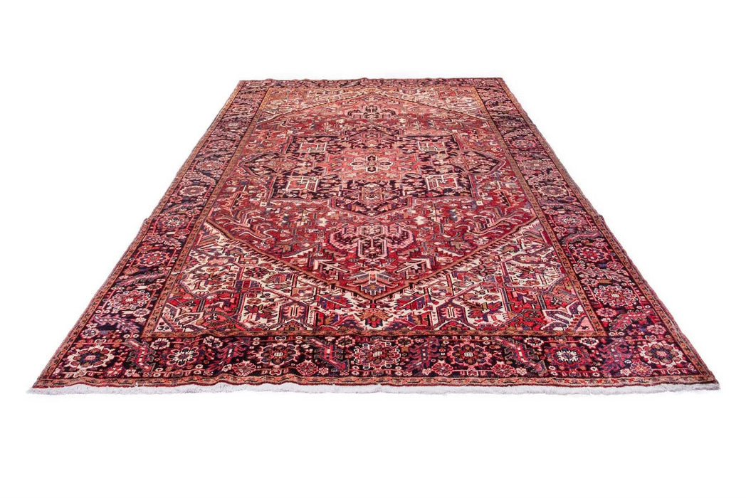 Traditional Vintage Handmade Rug 404X298 CM The Rugs Outlet 