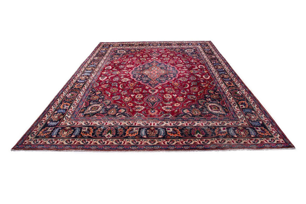 Traditional Vintage Handmade Rug 377X296 CM The Rugs Outlet 