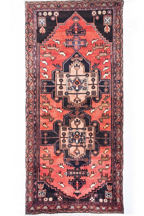 Traditional Vintage Handmade Rug 220X108 CM The Rugs Outlet 