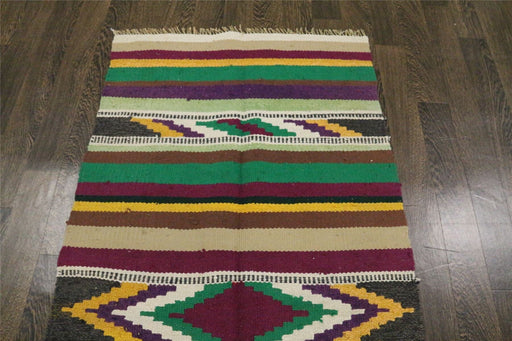 Traditional Vintage Handmade Rug 276X85 CM The Rugs Outlet 