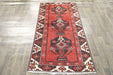 Traditional Vintage Handmade Rug 102x198cm The Rugs Outlet 