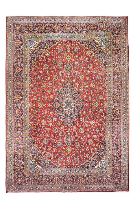 Traditional Vintage Handmade Rug 377X291 CM The Rugs Outlet 