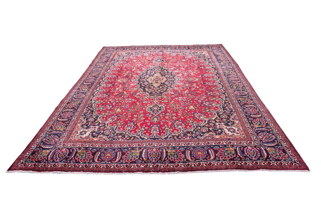 Traditional Vintage Handmade Rug 390X288 CM The Rugs Outlet 