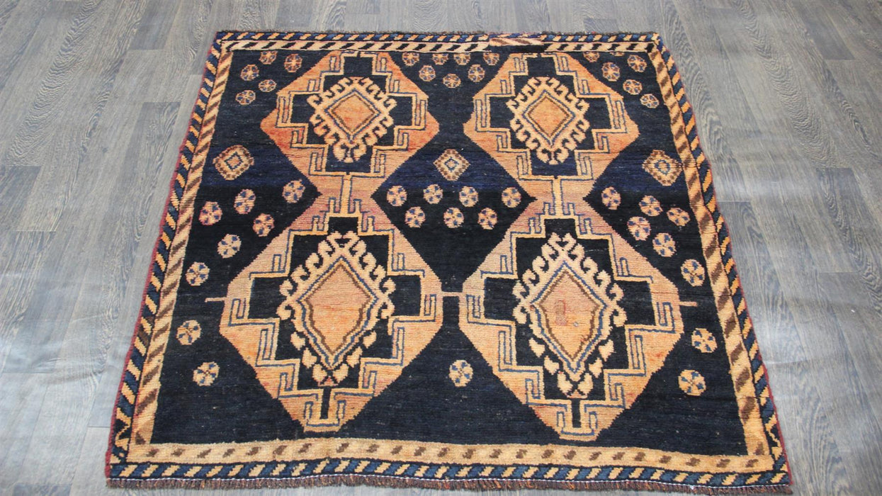 Traditional Vintage Handmade Rug 125x125cm The Rugs Outlet 