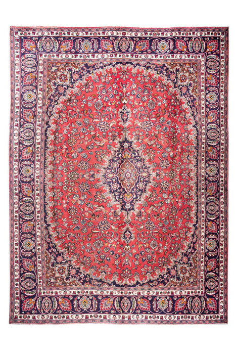 Traditional Vintage Handmade Rug 386X282 CM The Rugs Outlet 