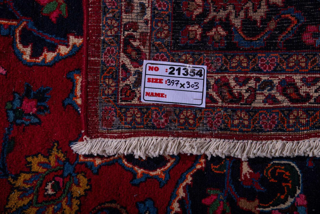 Traditional Vintage Handmade Rug 397X303 CM The Rugs Outlet 