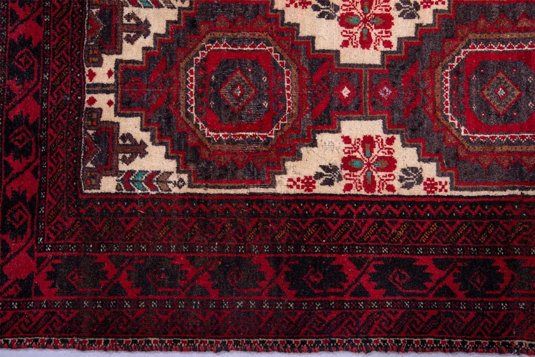 Traditional Vintage Handmade Rug 350X65 CM The Rugs Outlet 