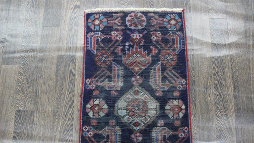 Traditional Vintage Handmade Rug 98x53cm The Rugs Outlet 