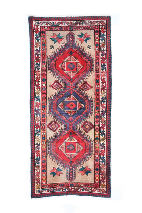 Traditional Vintage Handmade Rug 223X105 CM The Rugs Outlet 