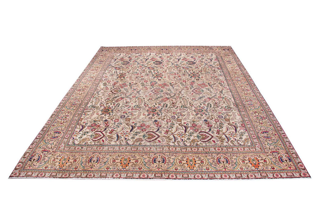 Traditional Vintage Handmade Rug 337X293 CM The Rugs Outlet 