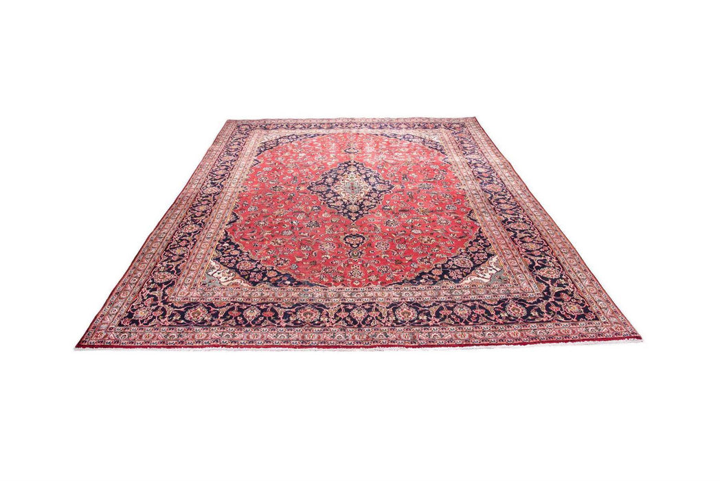 Traditional Vintage Handmade Rug 378X290 CM The Rugs Outlet 