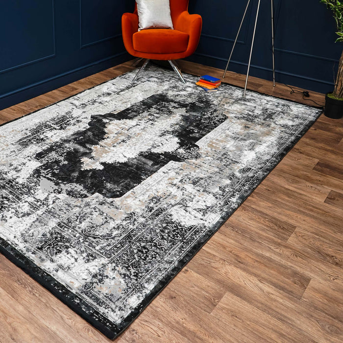 Luxy Traditional Rug (V2) - Black