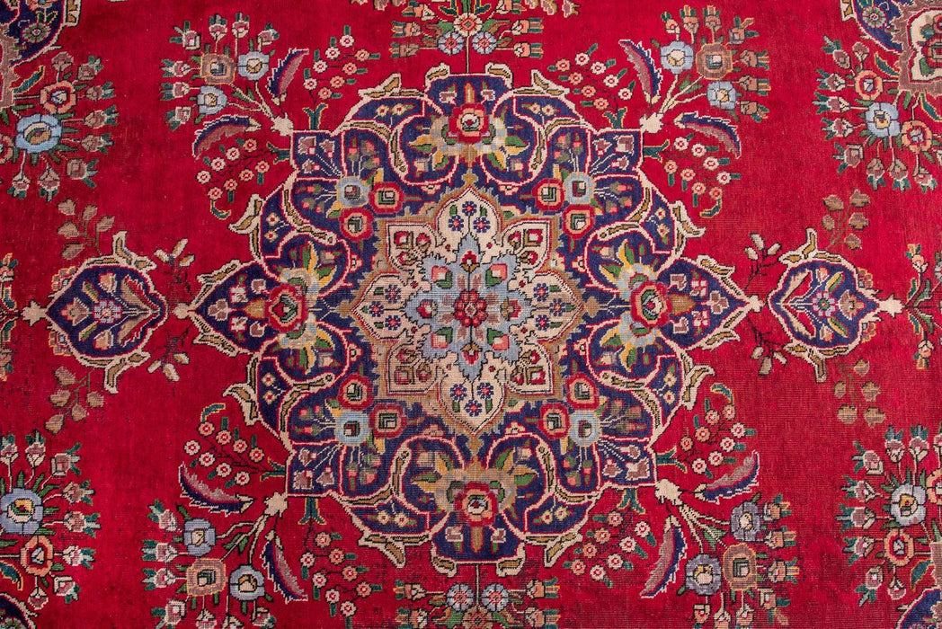 Traditional Vintage Handmade Rug 395X287 CM The Rugs Outlet 