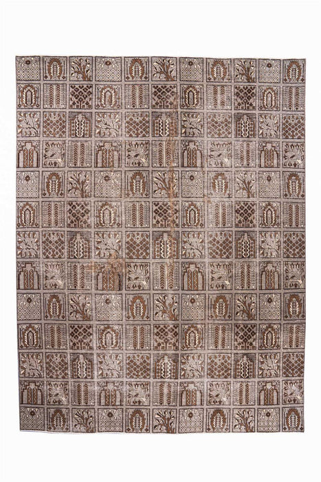 Traditional Vintage Handmade Rug 385X273 CM The Rugs Outlet 