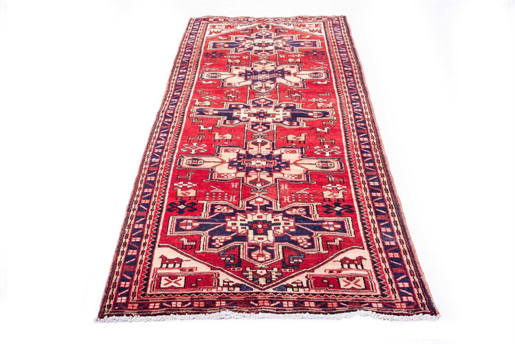 Traditional Vintage Handmade Rug 292X104 CM The Rugs Outlet 