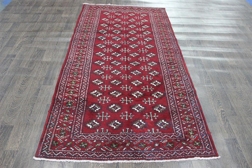 Traditional Vintage Handmade Rug 247 X 128 CM The Rugs Outlet 