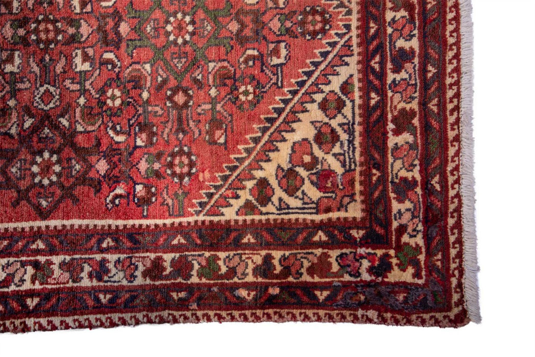 Traditional Antique Area Rugs Wool Multi medallion red Rectagular Handmade Oriental Rugs 400X90 CM 13.1X3 FT Medium The Rugs Outlet 