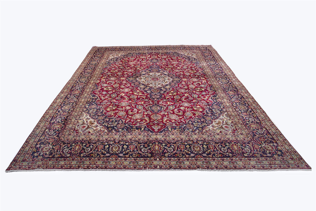 Traditional Vintage Handmade Rug 295 X 387 cm The Rugs Outlet 