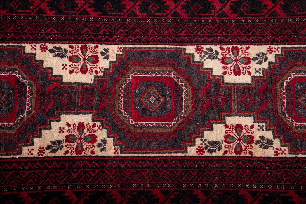 Traditional Vintage Handmade Rug 350X65 CM The Rugs Outlet 