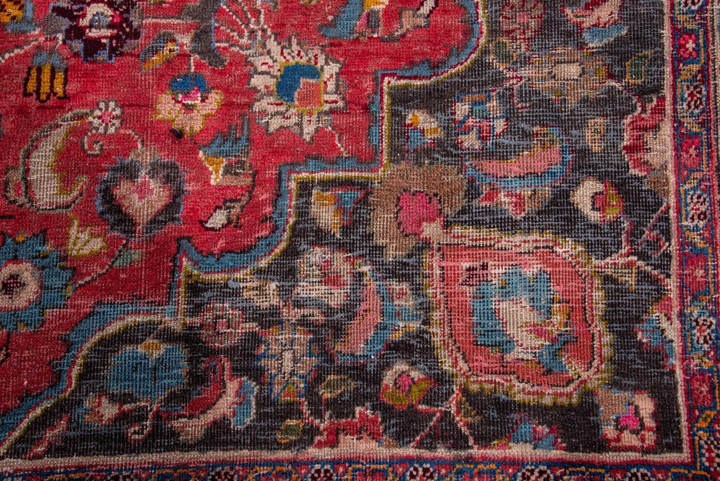 Traditional Vintage Handmade Rug 377X286 CM The Rugs Outlet 