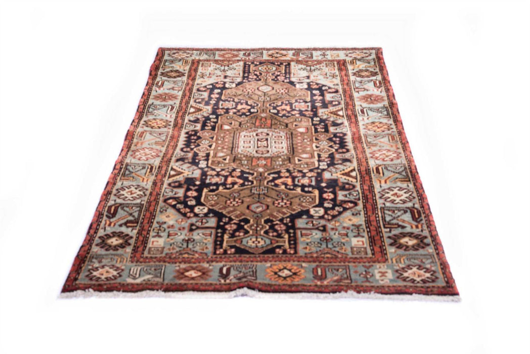 Traditional Vintage Handmade Rug 220X132 CM The Rugs Outlet 