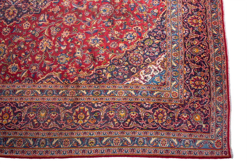 Traditional Vintage Handmade Rug 377X291 CM The Rugs Outlet 