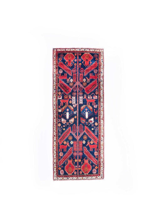 Traditional Vintage Handmade Rug 270X108 CM The Rugs Outlet 