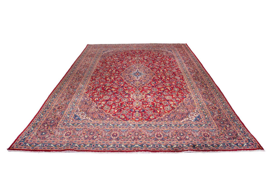 Traditional Vintage Handmade Rug 398X288 CM The Rugs Outlet 