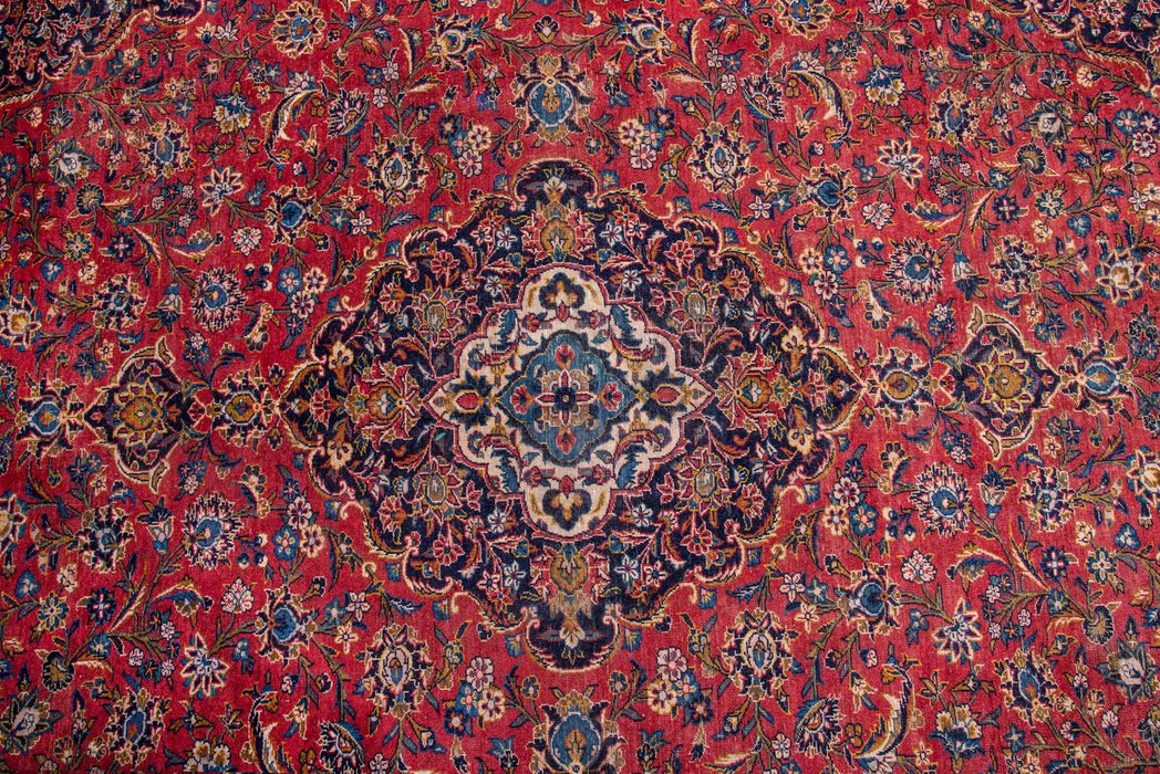 Traditional Vintage Handmade Rug 390X290 CM The Rugs Outlet 